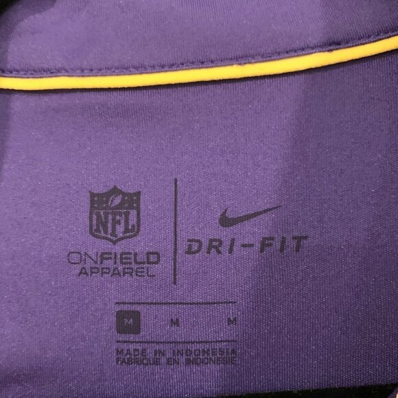 Nike Dri-Fit NFL M Vikings Polo Shirt T-Shirt - Picture 8 of 8